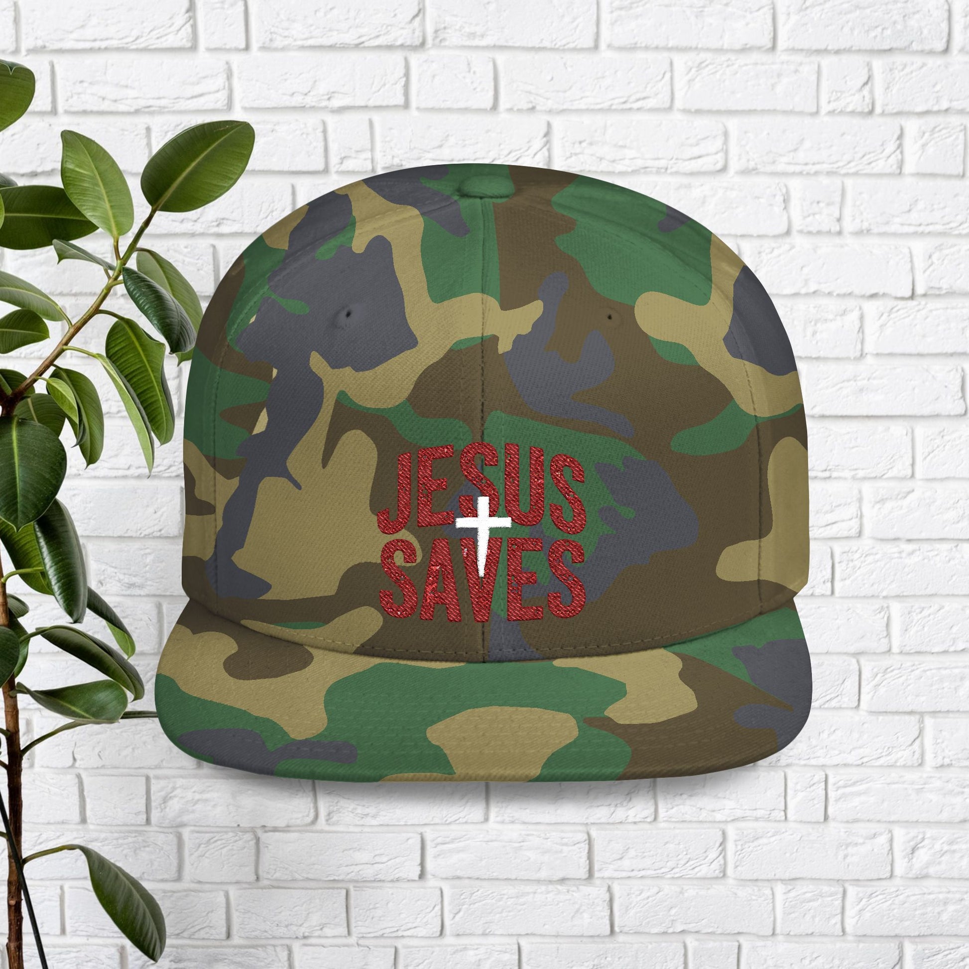 Jesus Saves Snapback Cap