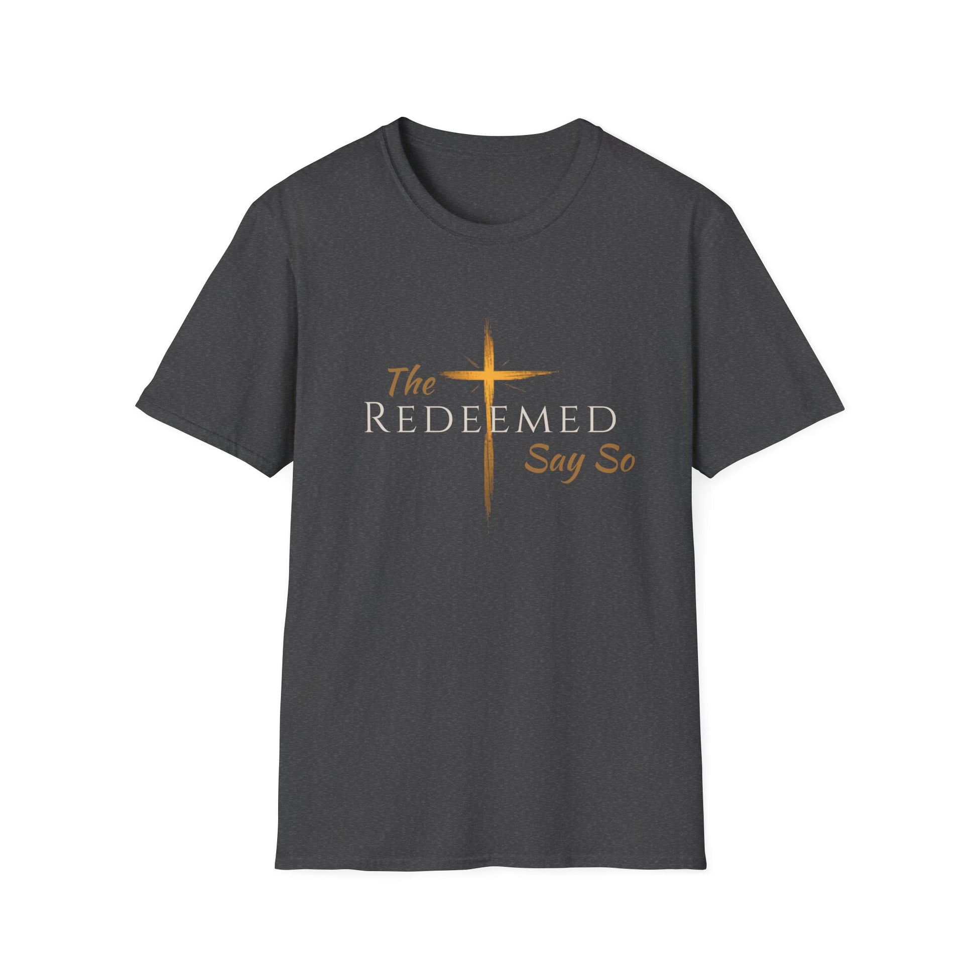 The Redeemed Say So Official Tee — Faith-Inspired Christian T-Shirt