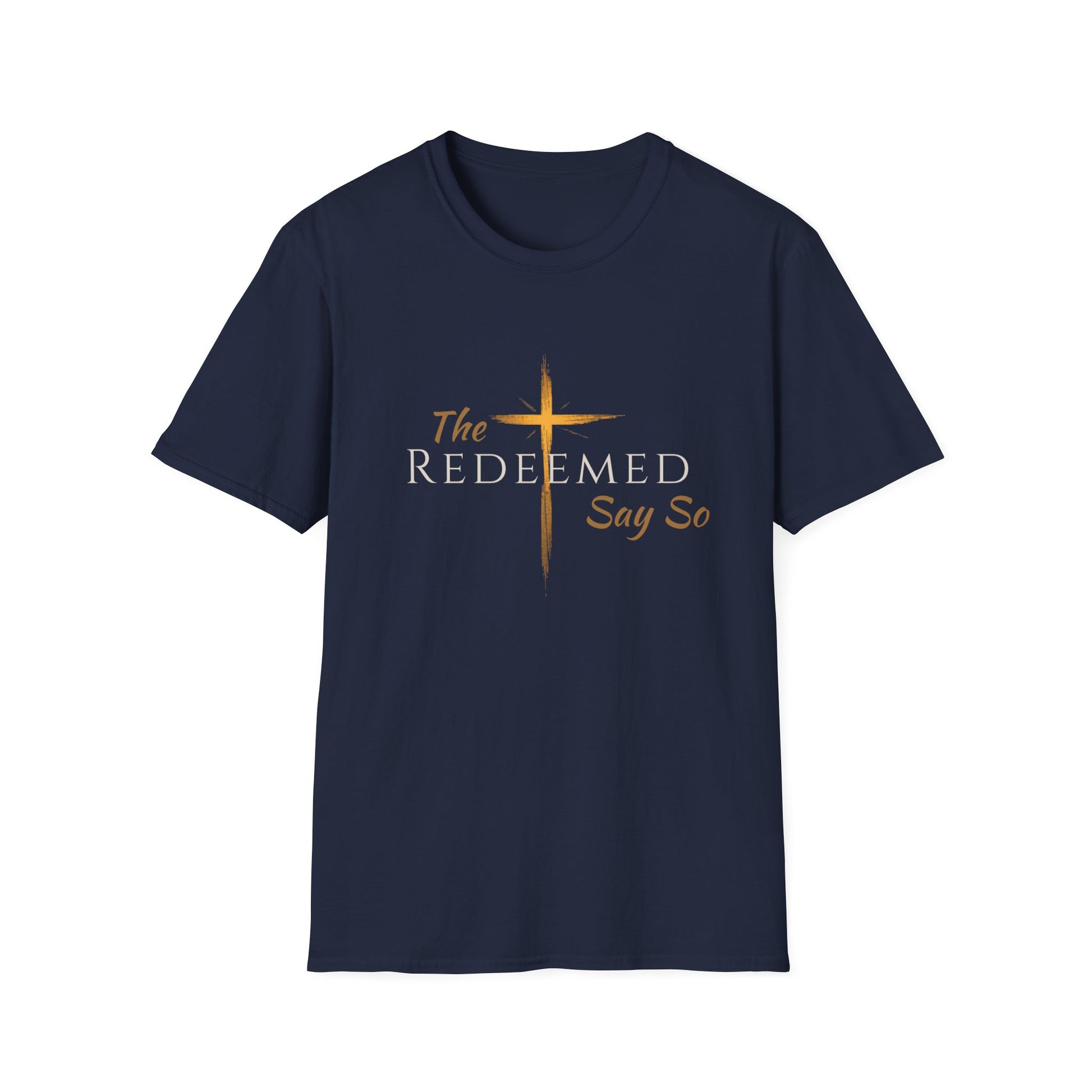 The Redeemed Say So Official Tee — Faith-Inspired Christian T-Shirt