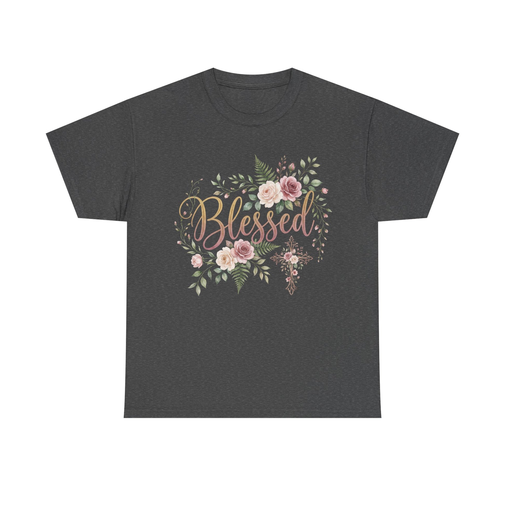 Blessed Floral Tee — Women's Inspirational T-Shirt