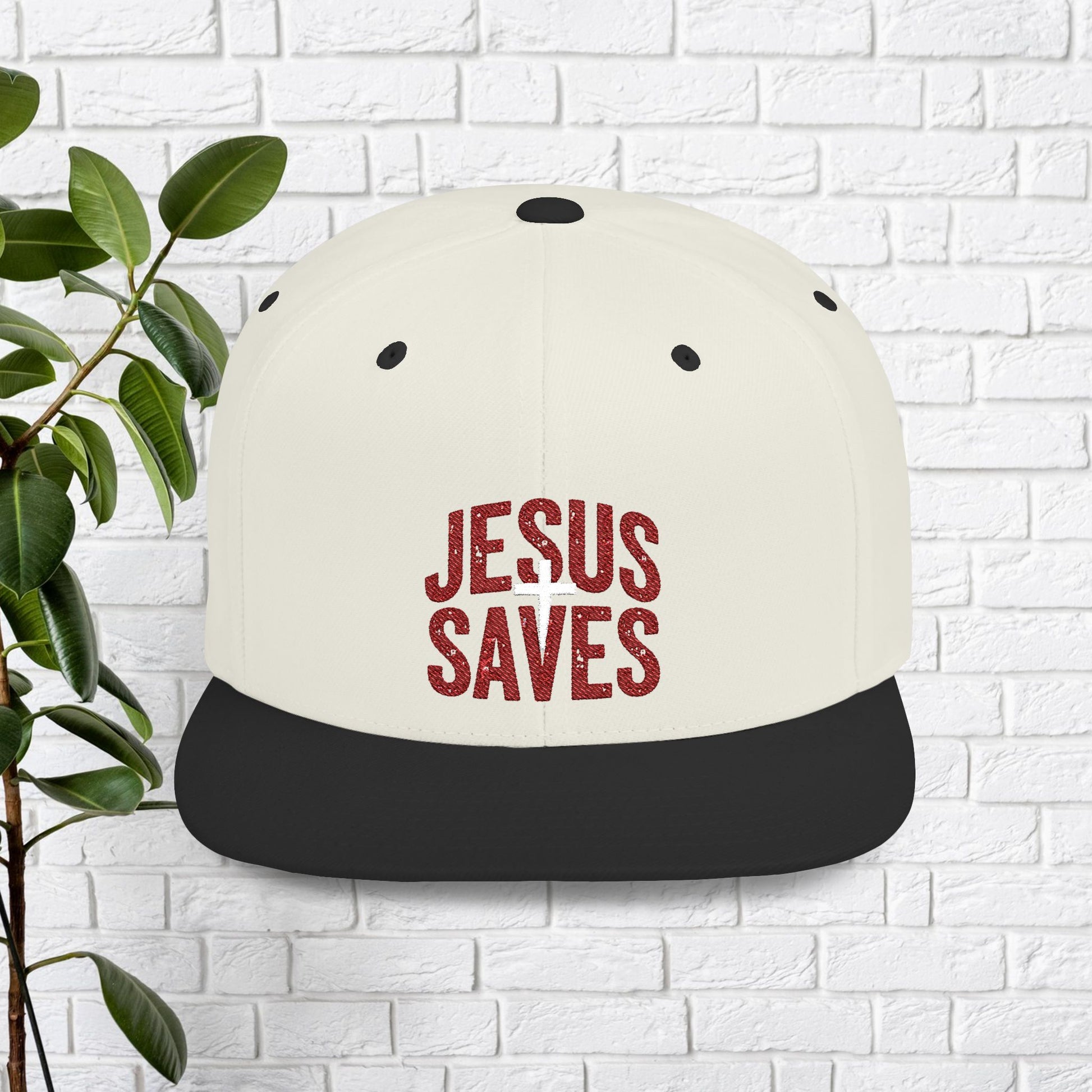 Jesus Saves Snapback Cap