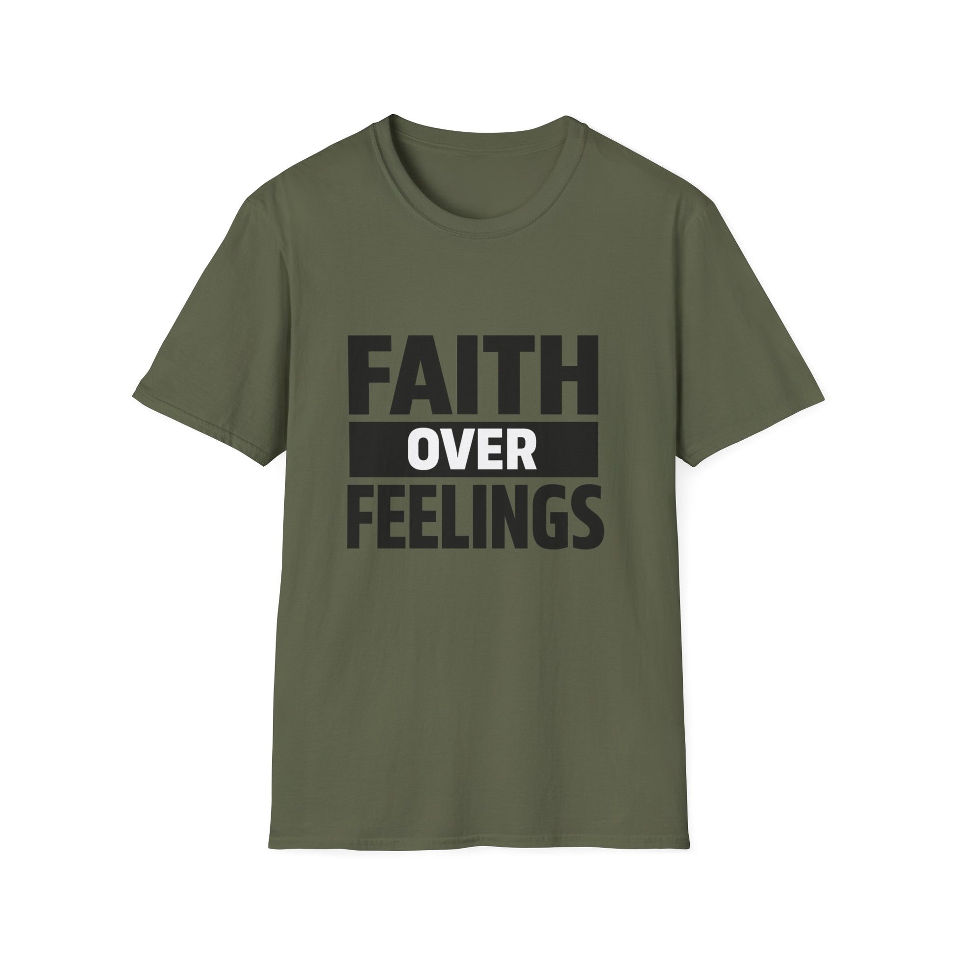 "Faith Over Feelings" | Believer Statement Tee