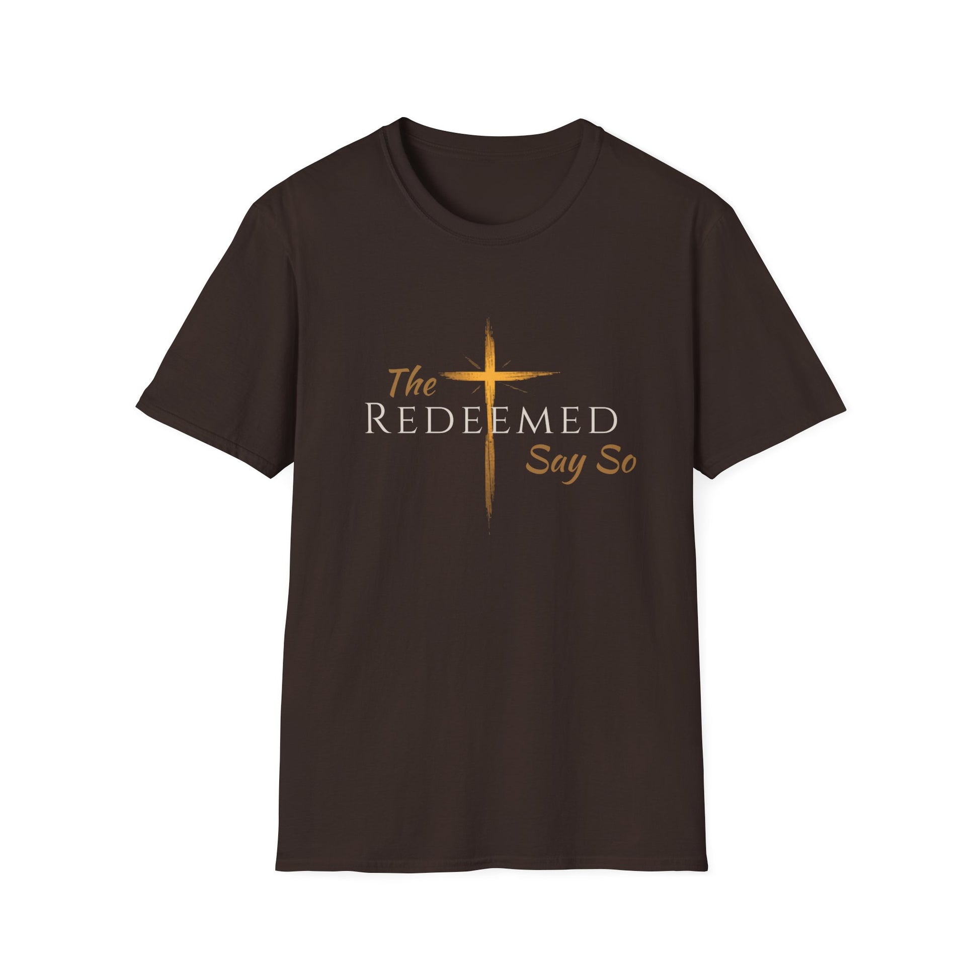 The Redeemed Say So Official Tee — Faith-Inspired Christian T-Shirt