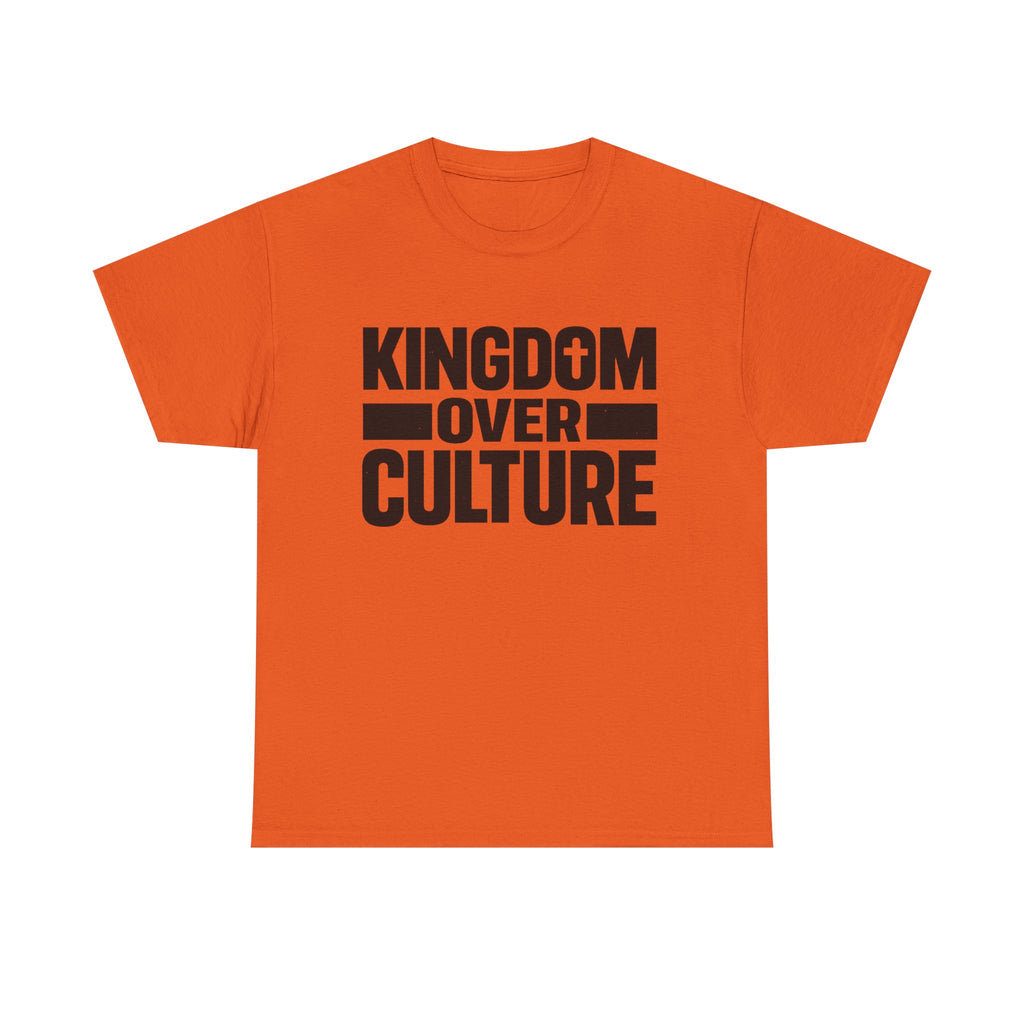 "Kingdom Over Culture" Bold Christian Statement Apparel