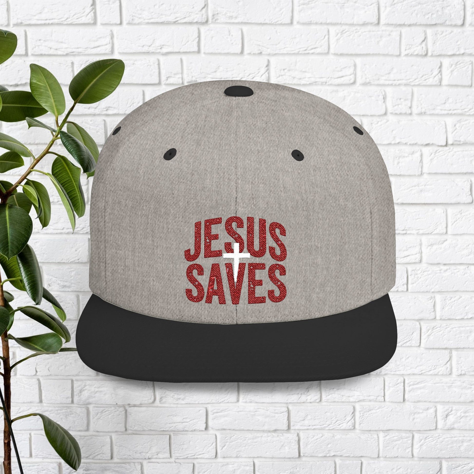 Jesus Saves Snapback Cap