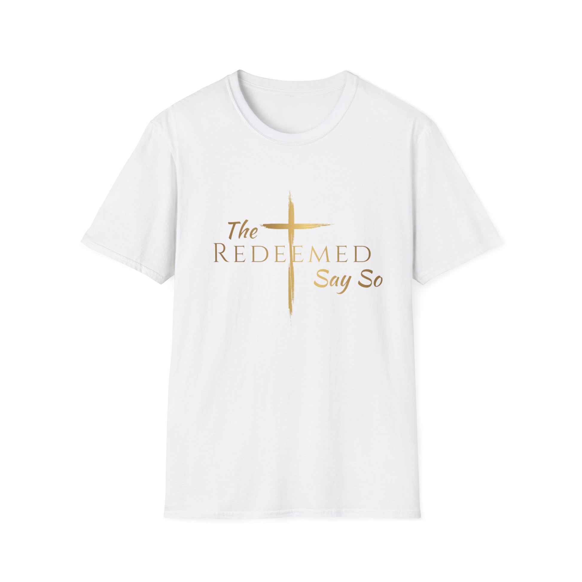 The Redeemed Say So Official Tee — Faith-Inspired Christian T-Shirt