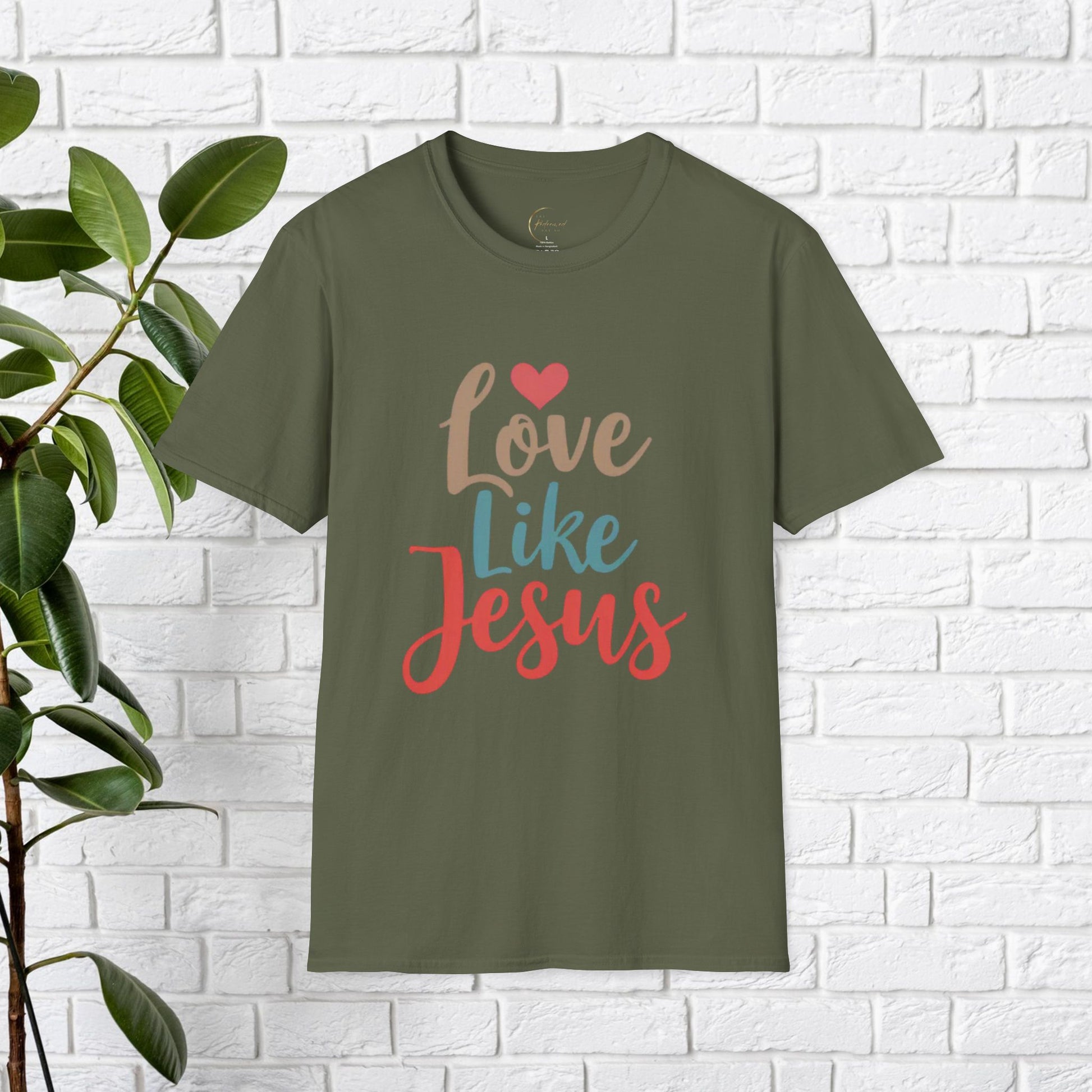 Love Like Jesus, Unisex Softstyle T-shirt
