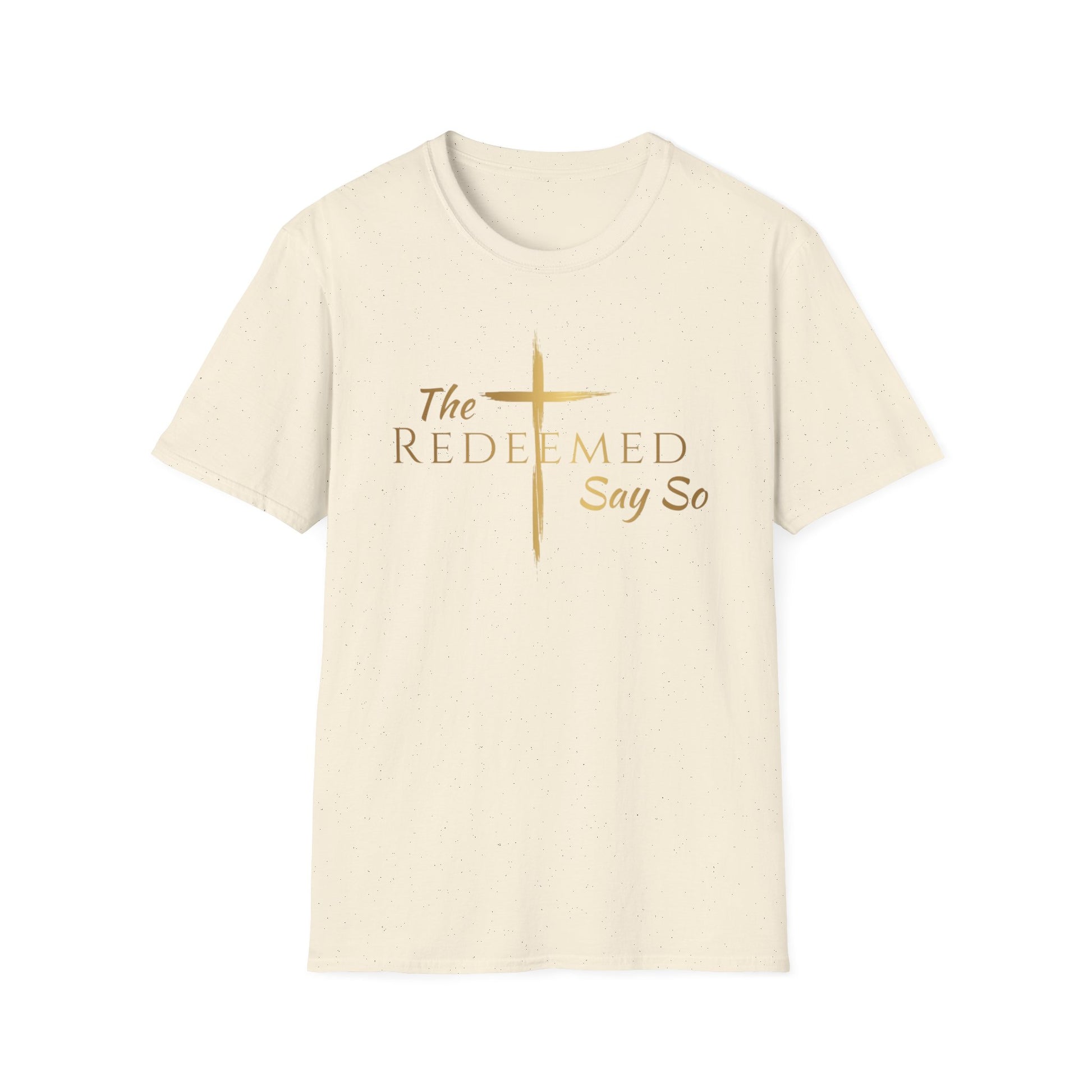 The Redeemed Say So Official Tee — Faith-Inspired Christian T-Shirt