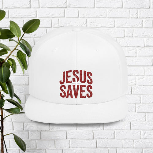 Jesus Saves Snapback Cap