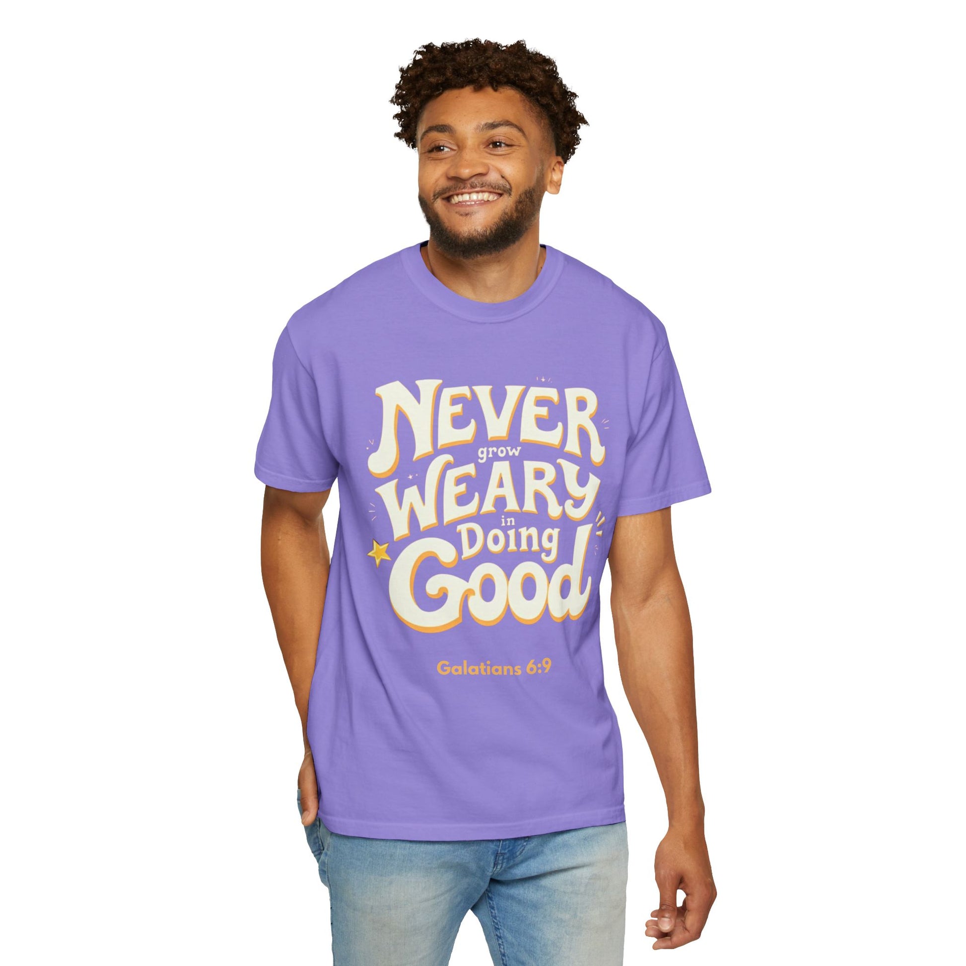 "Don't Grow Weary in Doing Good" Inspirational T-shirt
