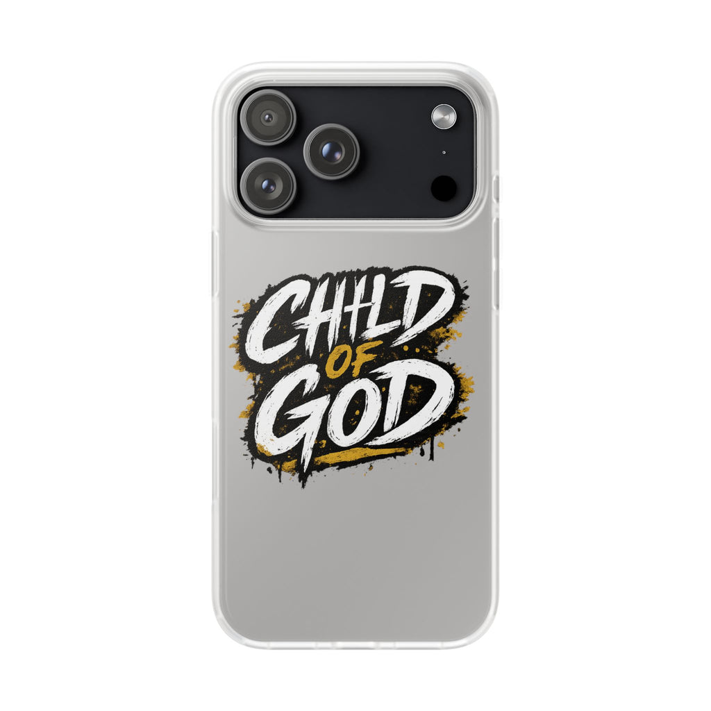 Child of God Phone Case — Christian Faith Protective Flexi Case