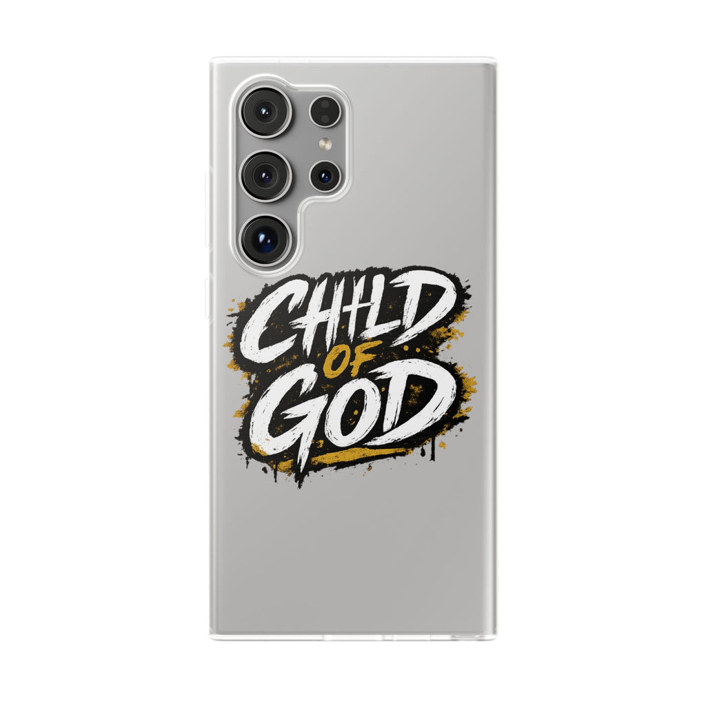 Child of God Phone Case — Christian Faith Protective Flexi Case