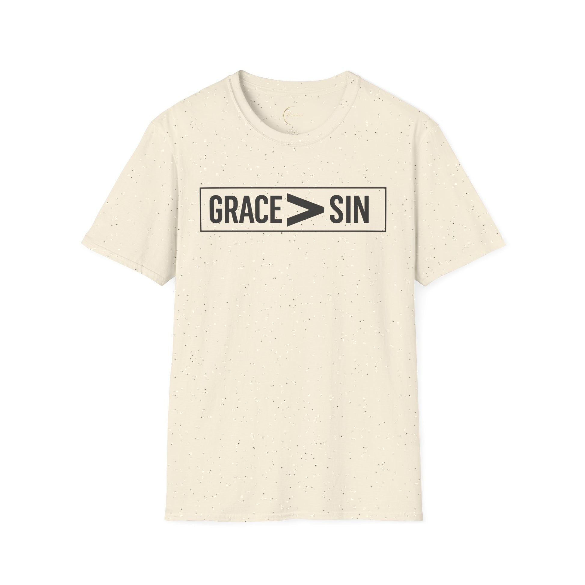 "Grace Greater Than Sin" Christian Minimalist T-Shirt