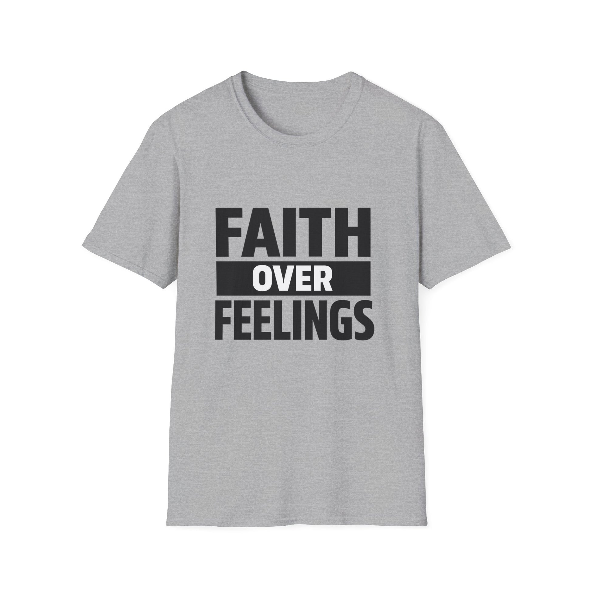 "Faith Over Feelings" | Believer Statement Tee