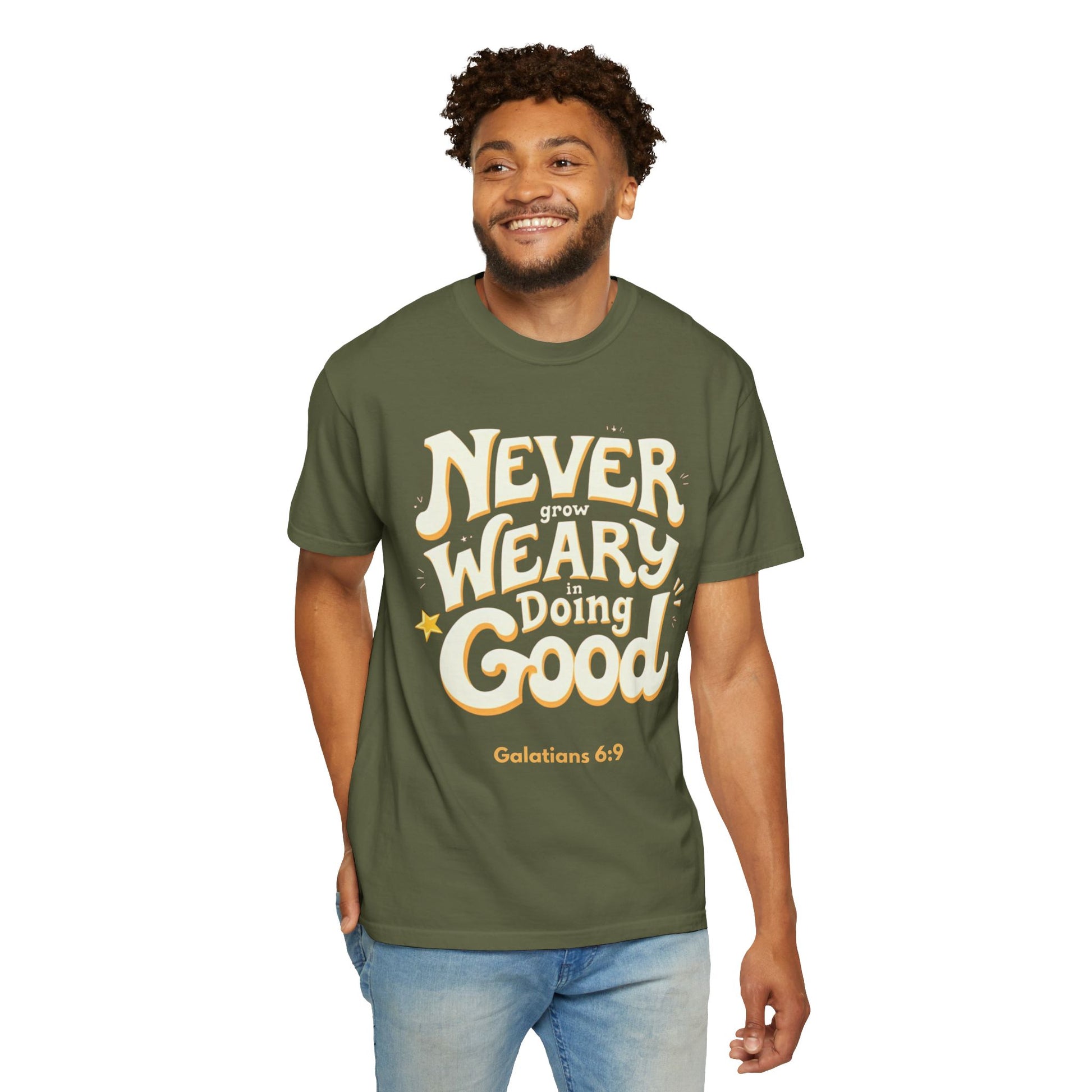 "Don't Grow Weary in Doing Good" Inspirational T-shirt