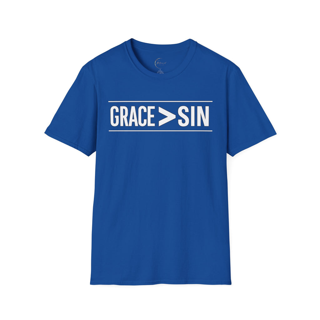 "Grace Greater Than Sin" Christian Minimalist T-Shirt