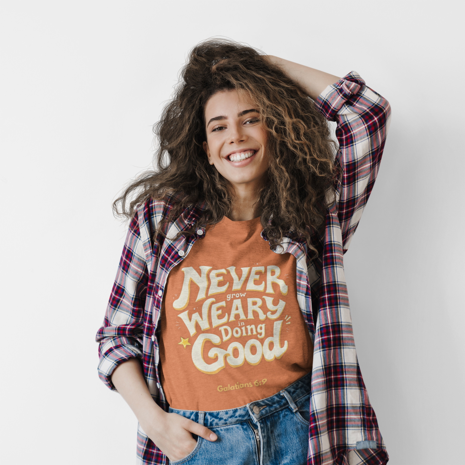 "Don't Grow Weary in Doing Good" Inspirational T-shirt