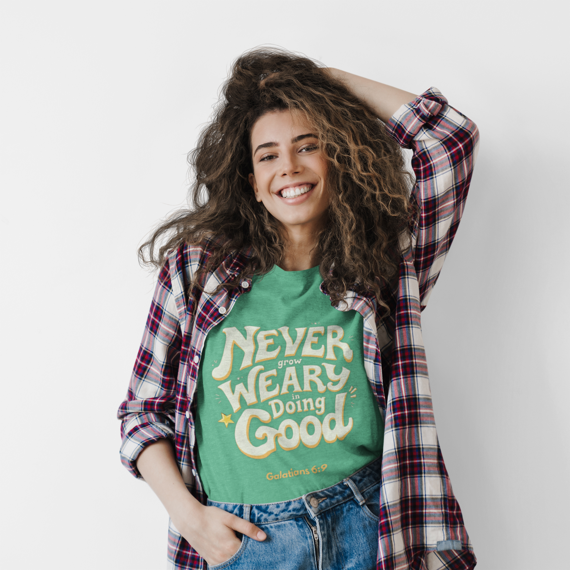 "Don't Grow Weary in Doing Good" Inspirational T-shirt
