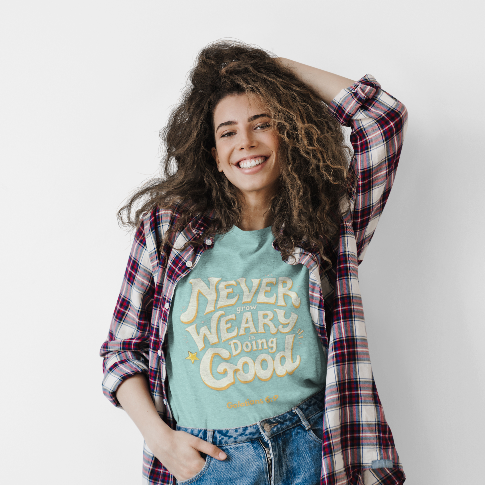"Don't Grow Weary in Doing Good" Inspirational T-shirt
