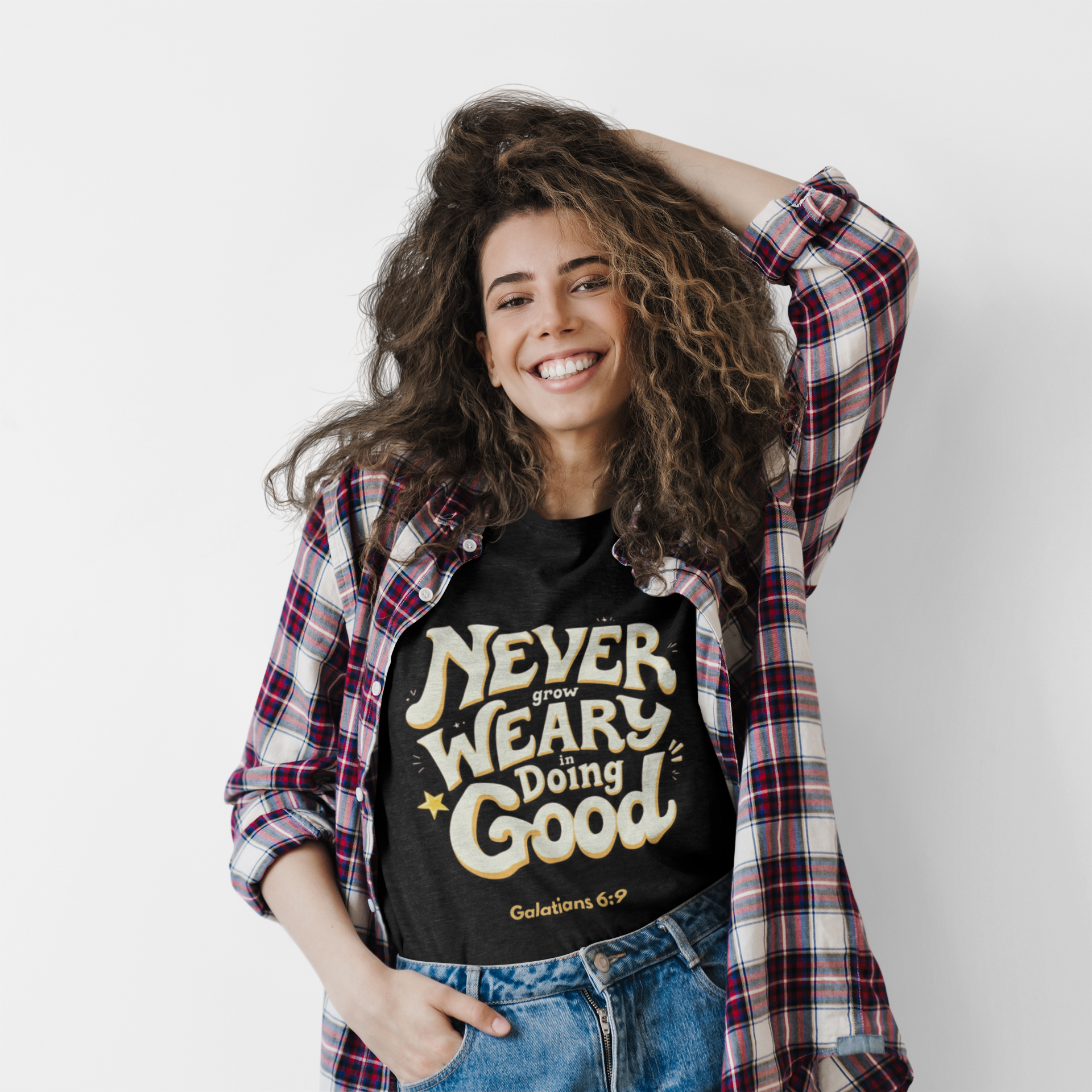 "Don't Grow Weary in Doing Good" Inspirational T-shirt