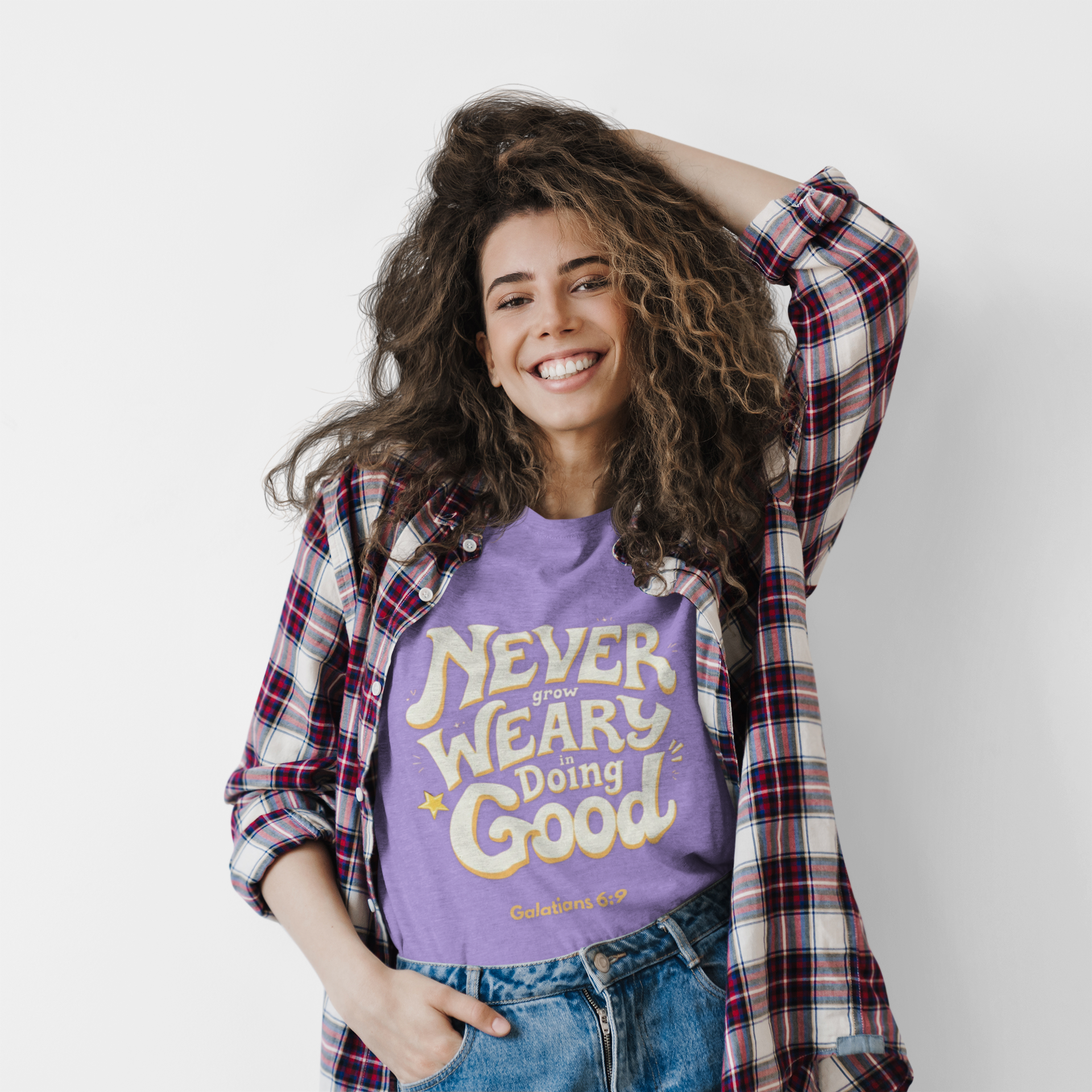 "Don't Grow Weary in Doing Good" Inspirational T-shirt