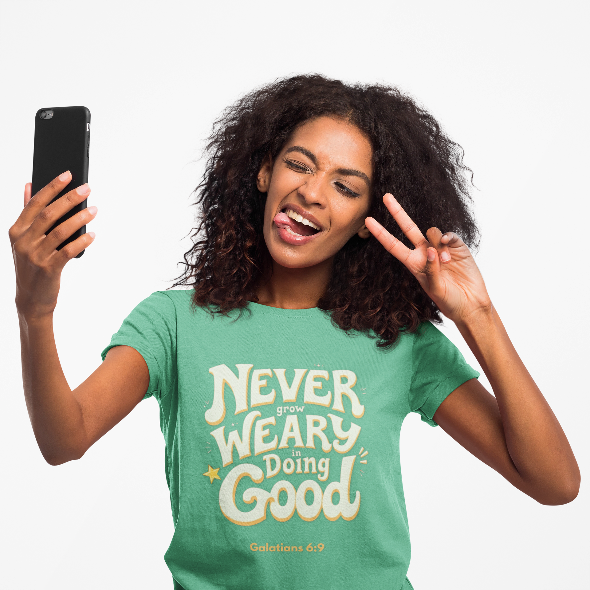 "Don't Grow Weary in Doing Good" Inspirational T-shirt