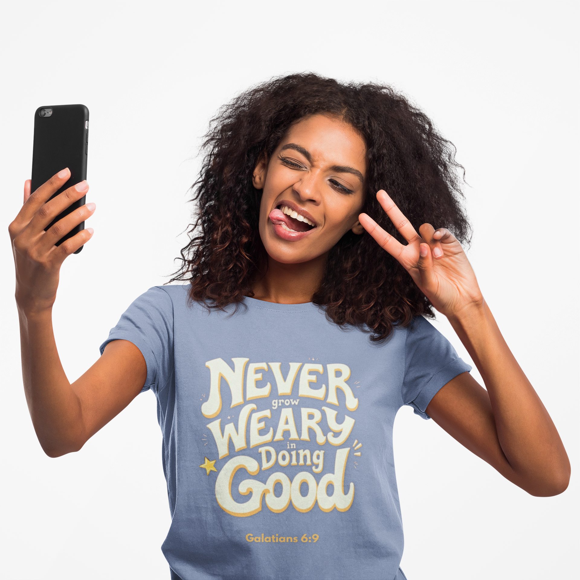 "Don't Grow Weary in Doing Good" Inspirational T-shirt