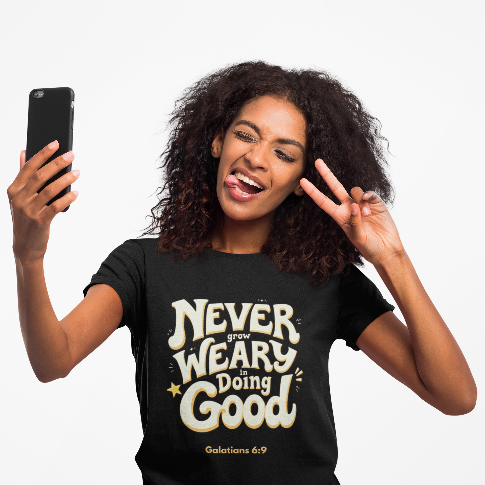 "Don't Grow Weary in Doing Good" Inspirational T-shirt