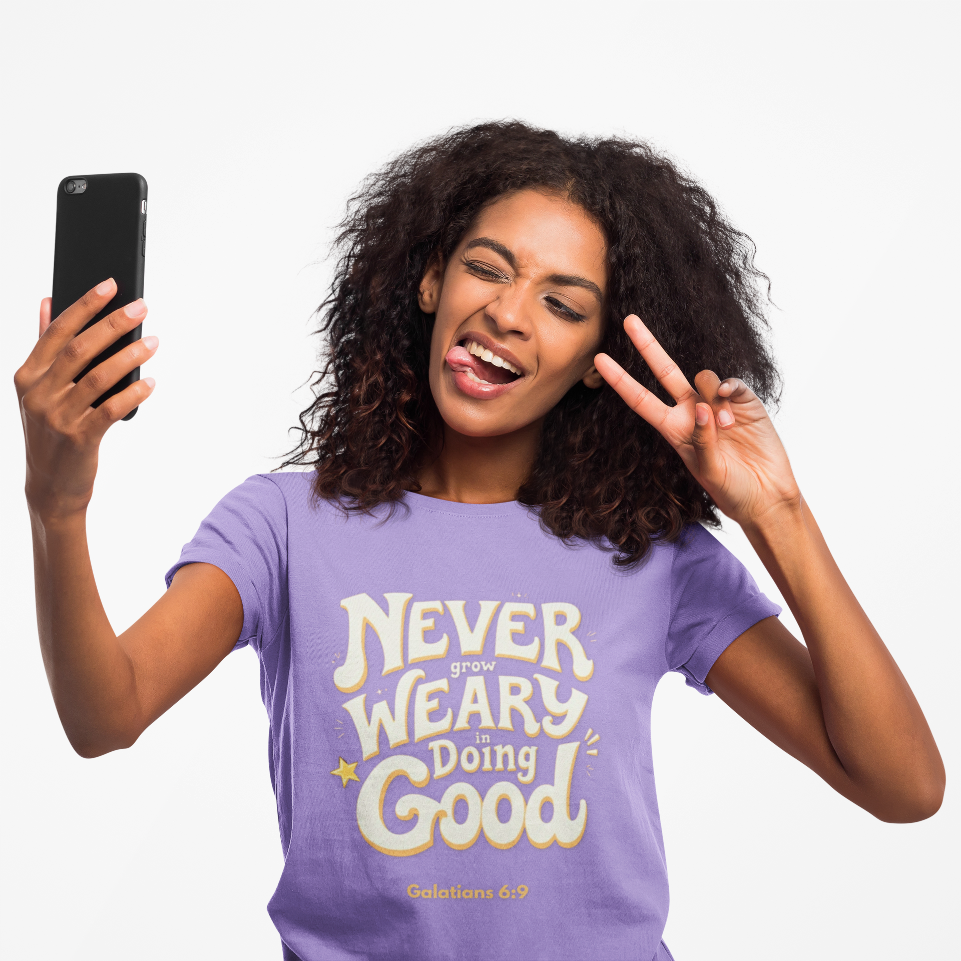 "Don't Grow Weary in Doing Good" Inspirational T-shirt