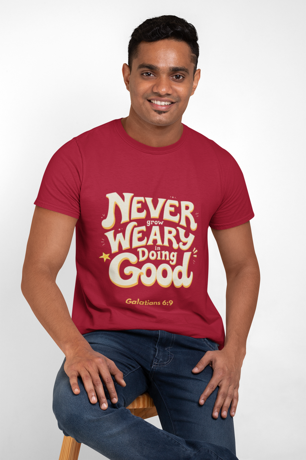 "Don't Grow Weary in Doing Good" Inspirational T-shirt