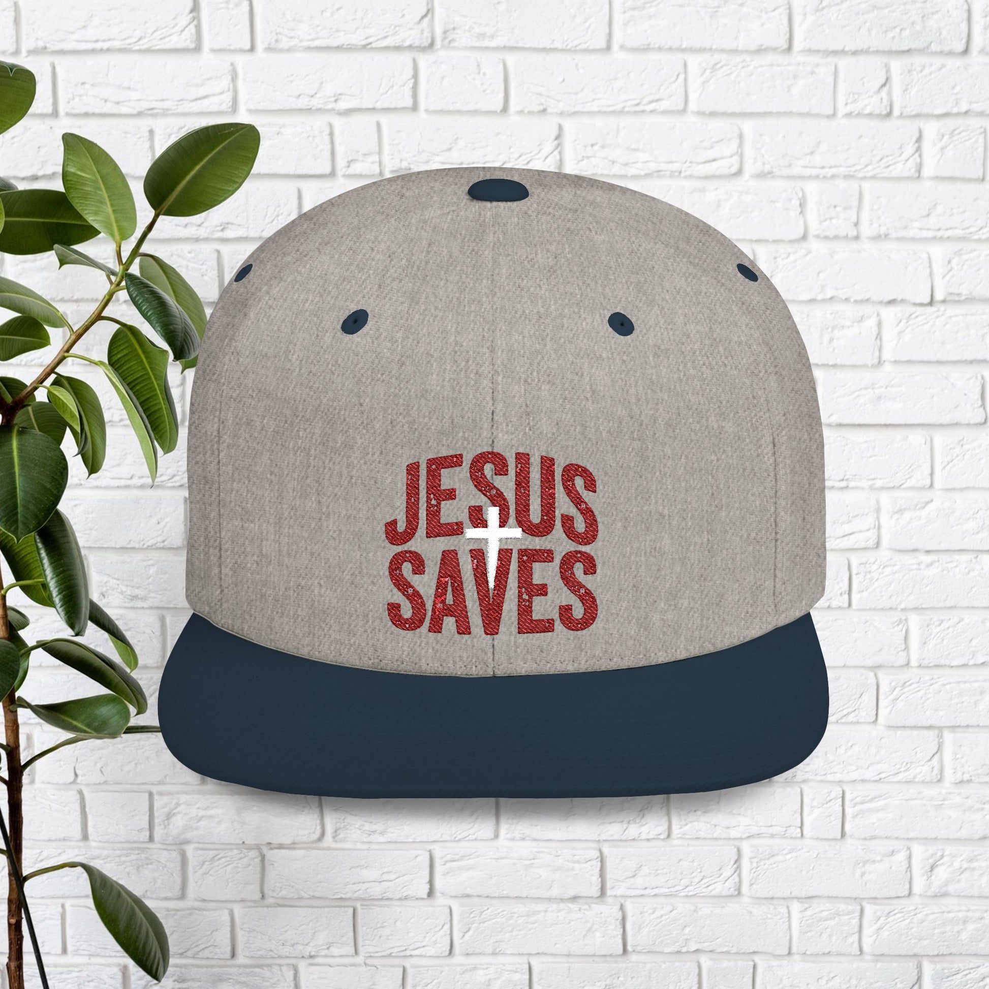 Jesus Saves Snapback Cap