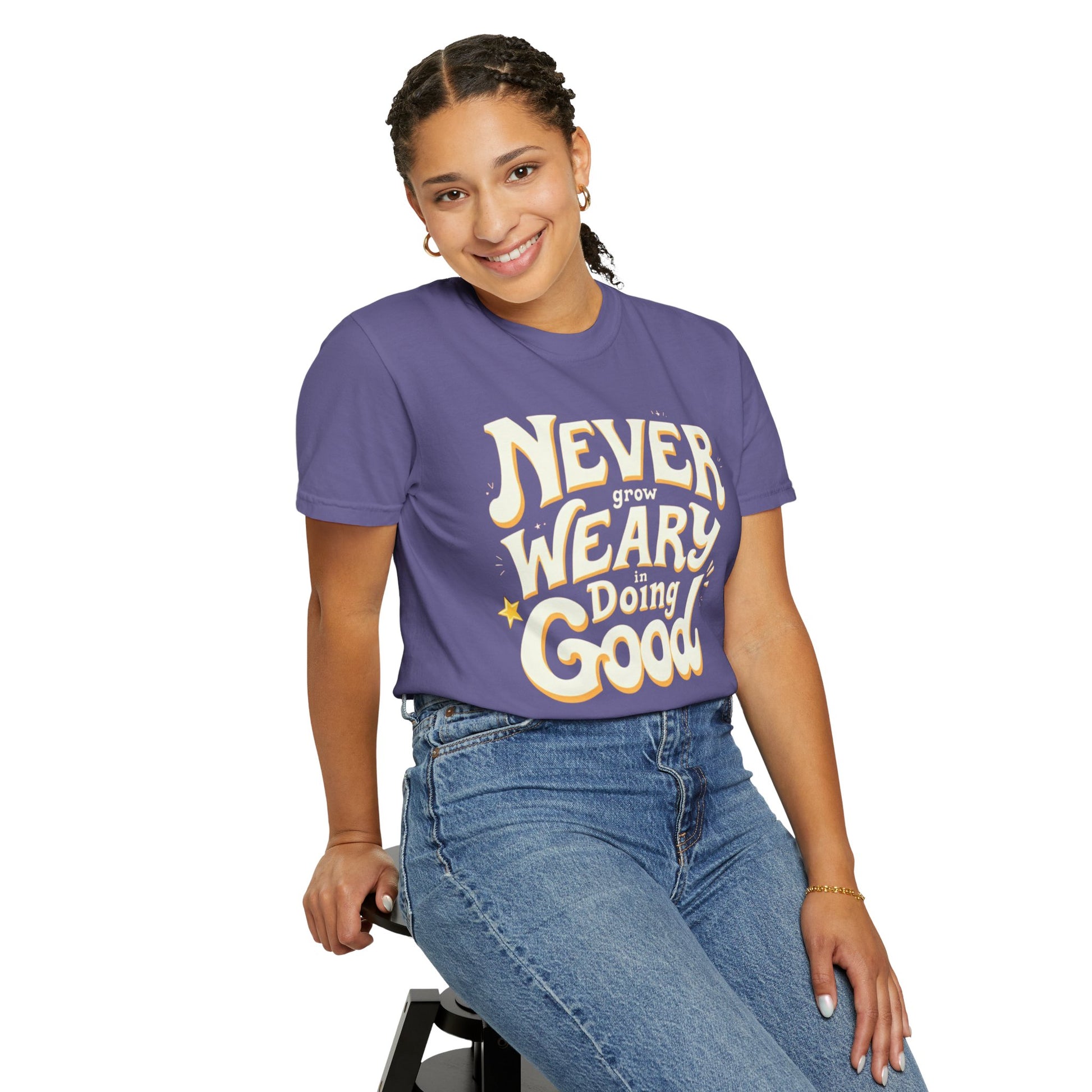 "Don't Grow Weary in Doing Good" Inspirational T-shirt