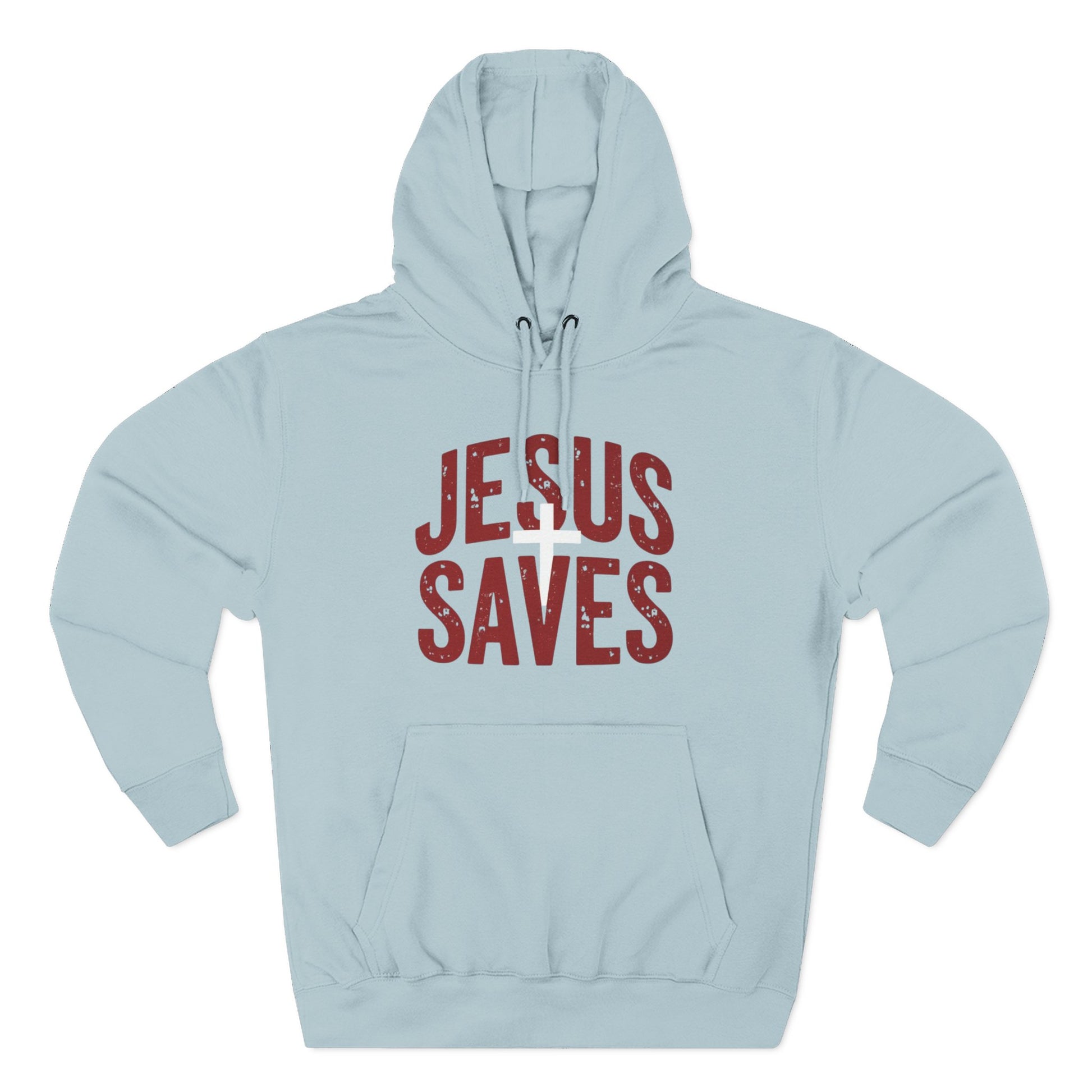 Jesus Saves Hoodie — Vintage Faith Pullover for Christians