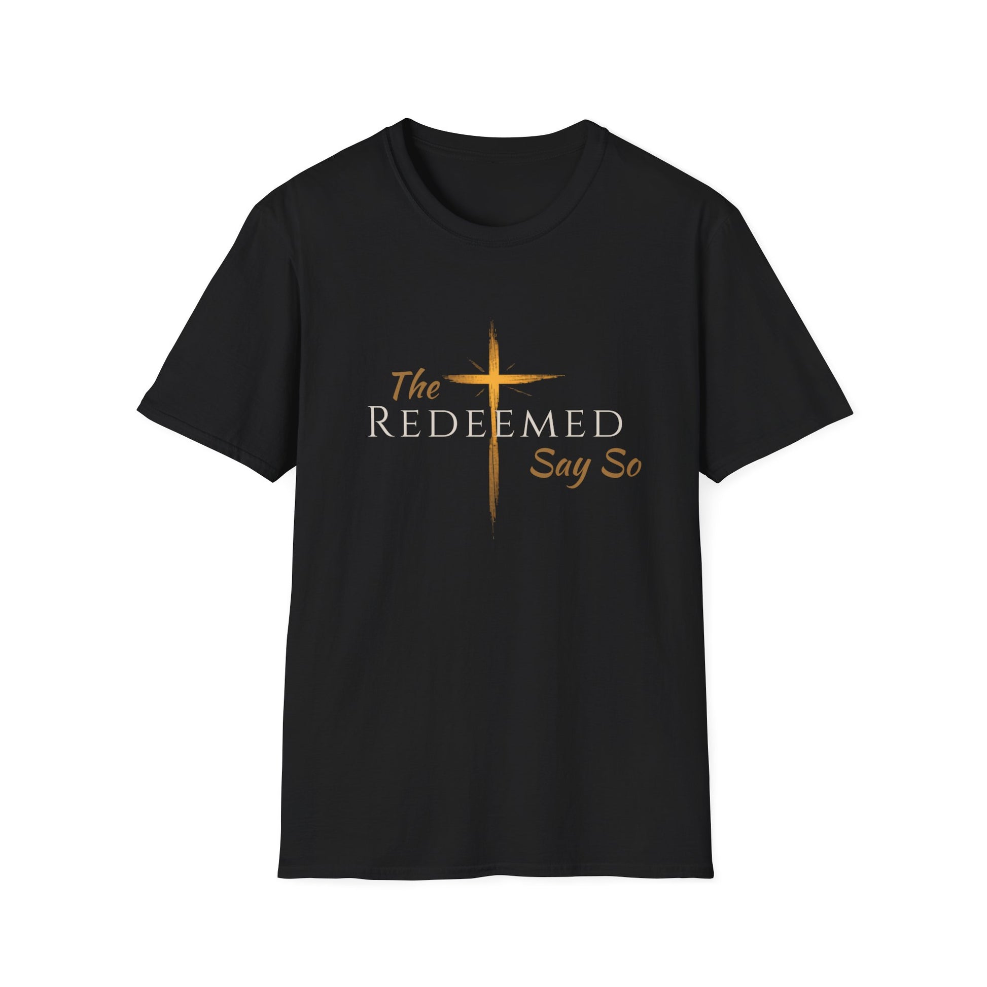 The Redeemed Say So Official Tee — Faith-Inspired Christian T-Shirt