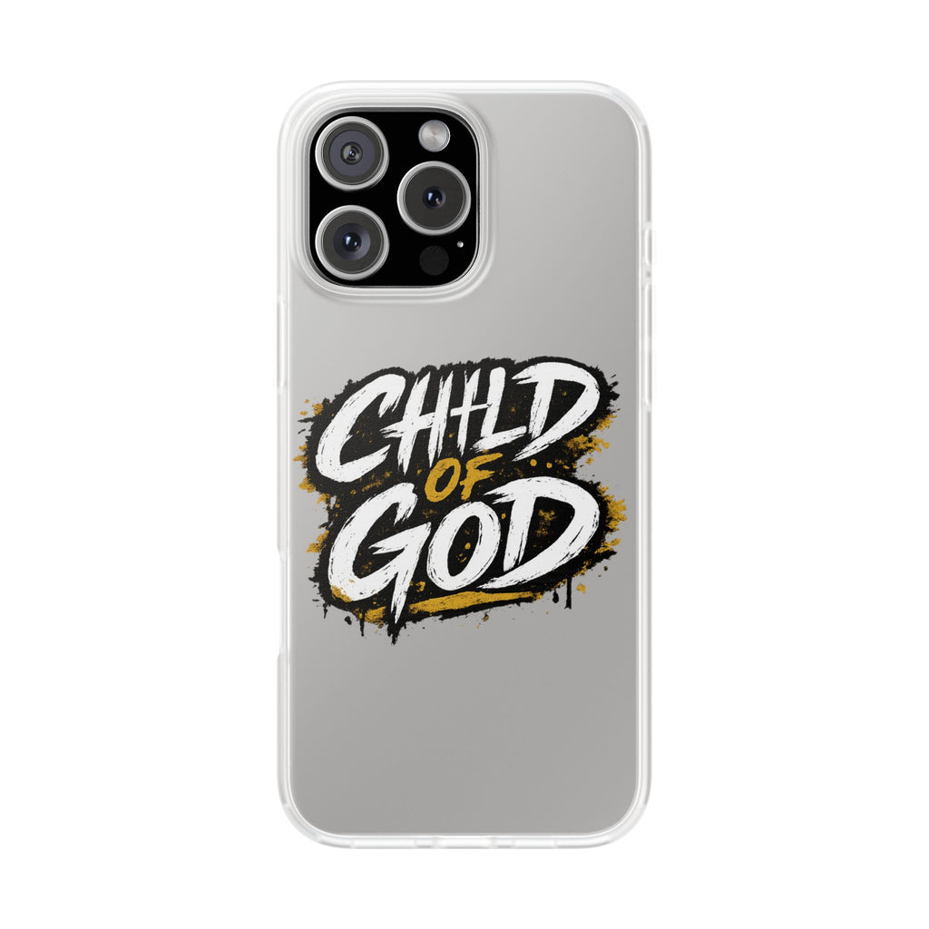 Child of God Phone Case — Christian Faith Protective Flexi Case
