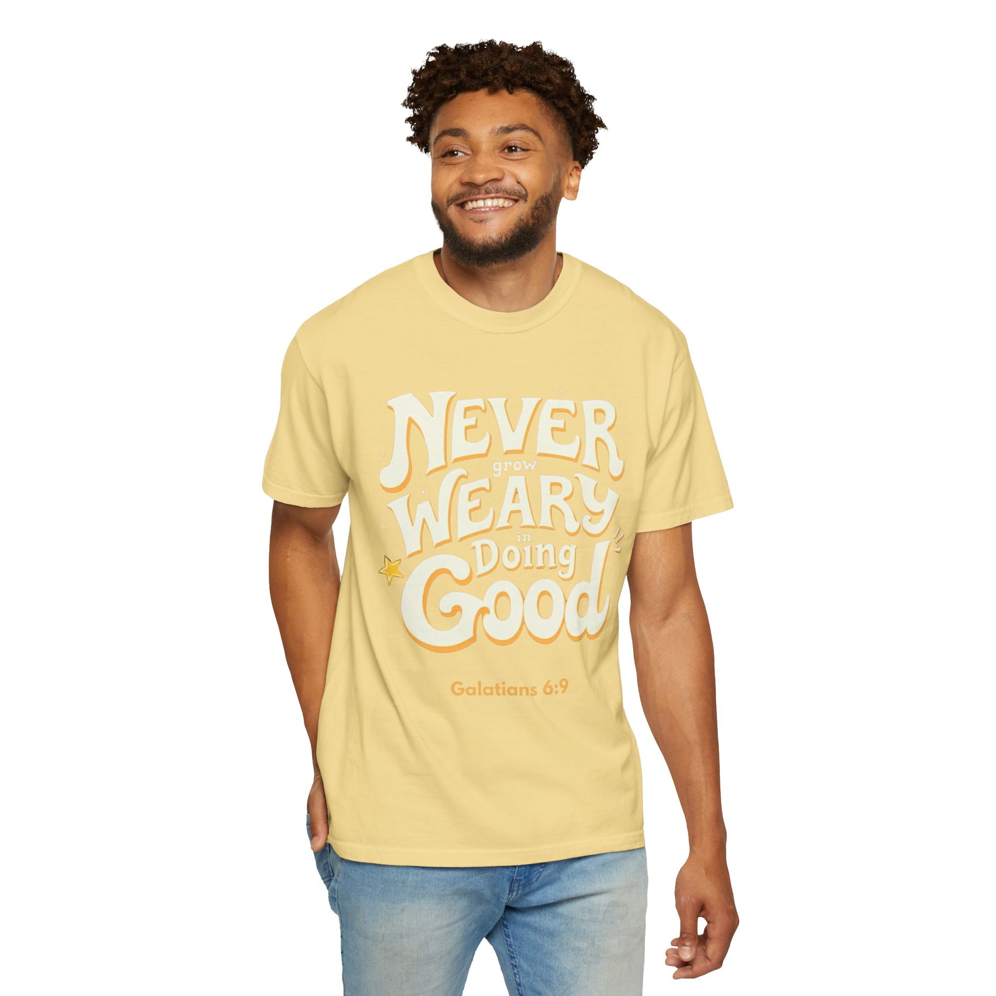 "Don't Grow Weary in Doing Good" Inspirational T-shirt