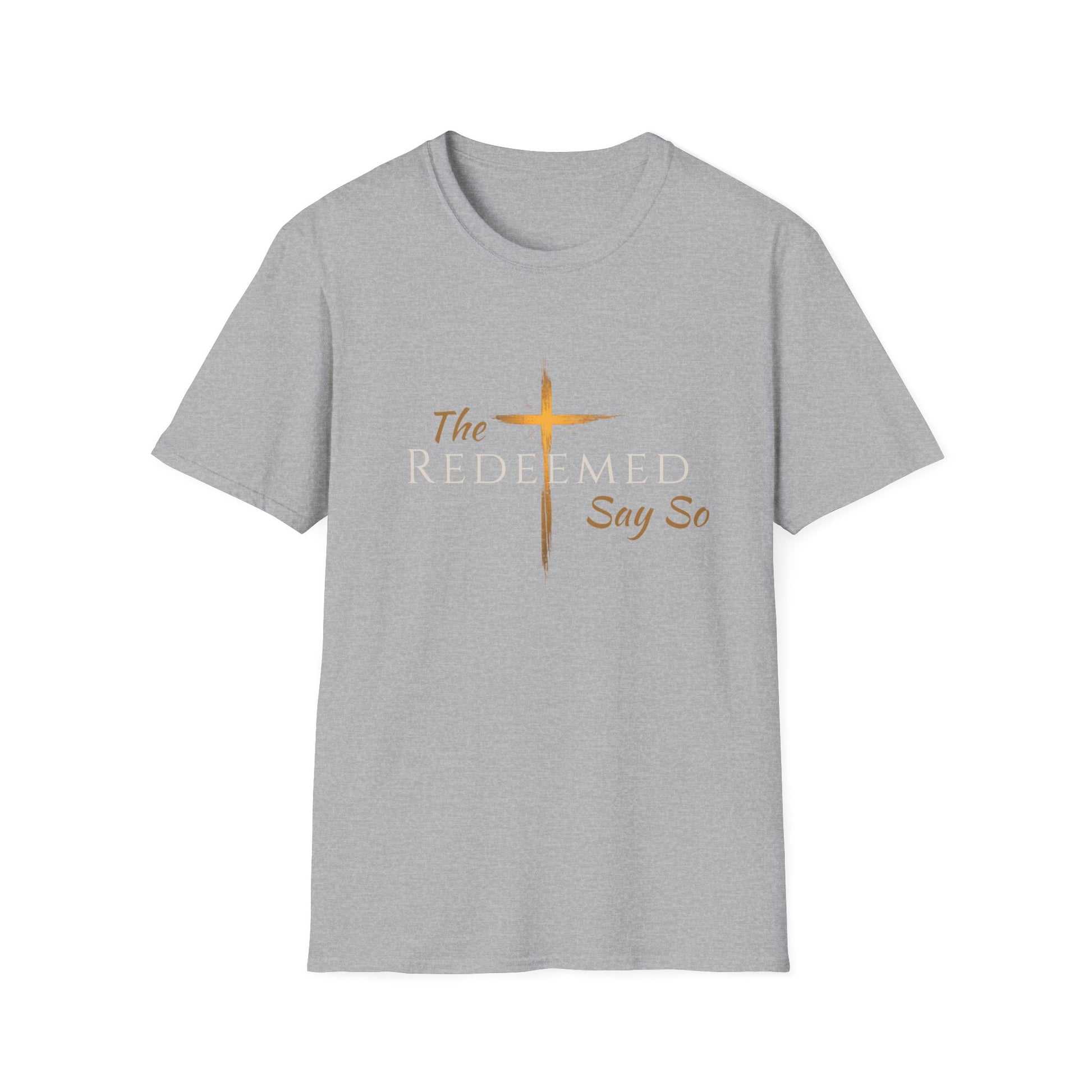 The Redeemed Say So Official Tee — Faith-Inspired Christian T-Shirt