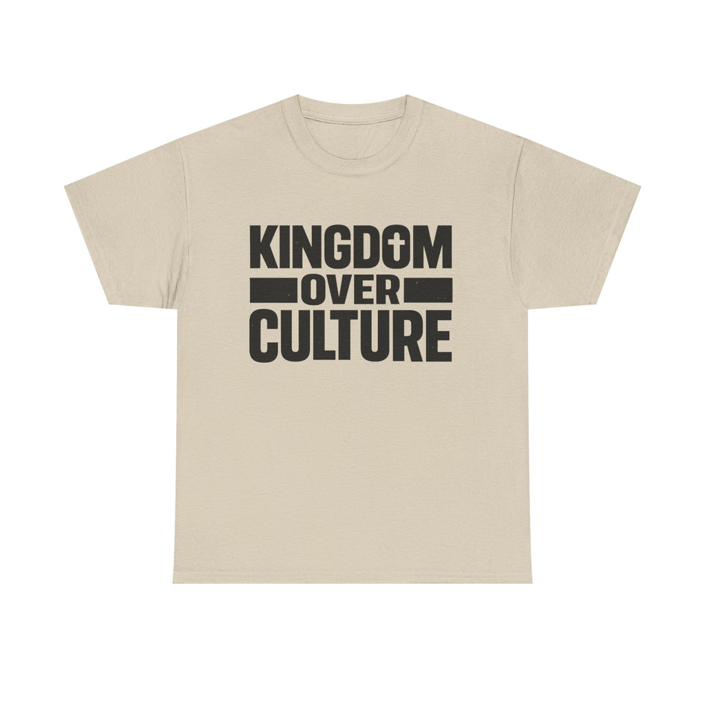 "Kingdom Over Culture" Bold Christian Statement Apparel