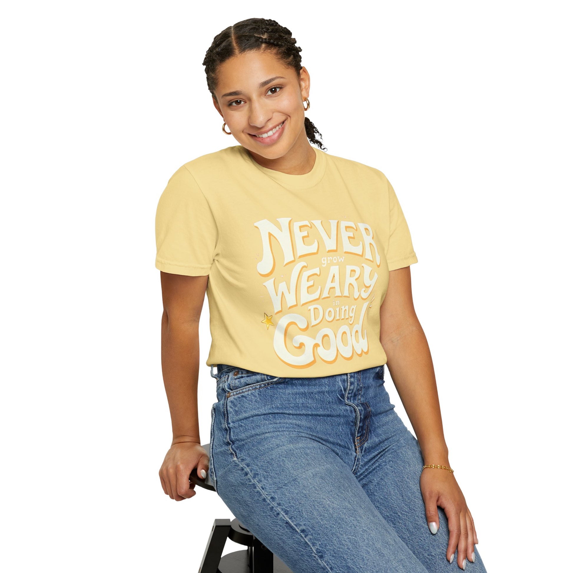 "Don't Grow Weary in Doing Good" Inspirational T-shirt