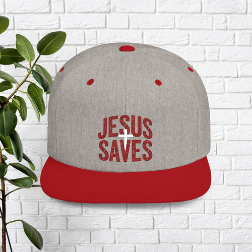 Jesus Saves Snapback Cap