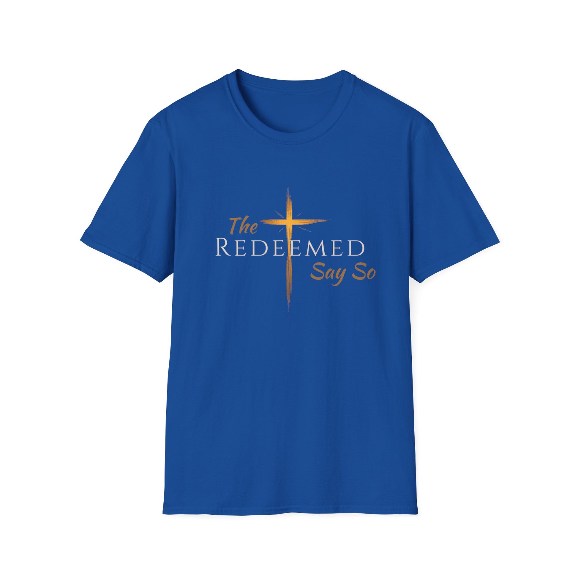 The Redeemed Say So Official Tee — Faith-Inspired Christian T-Shirt