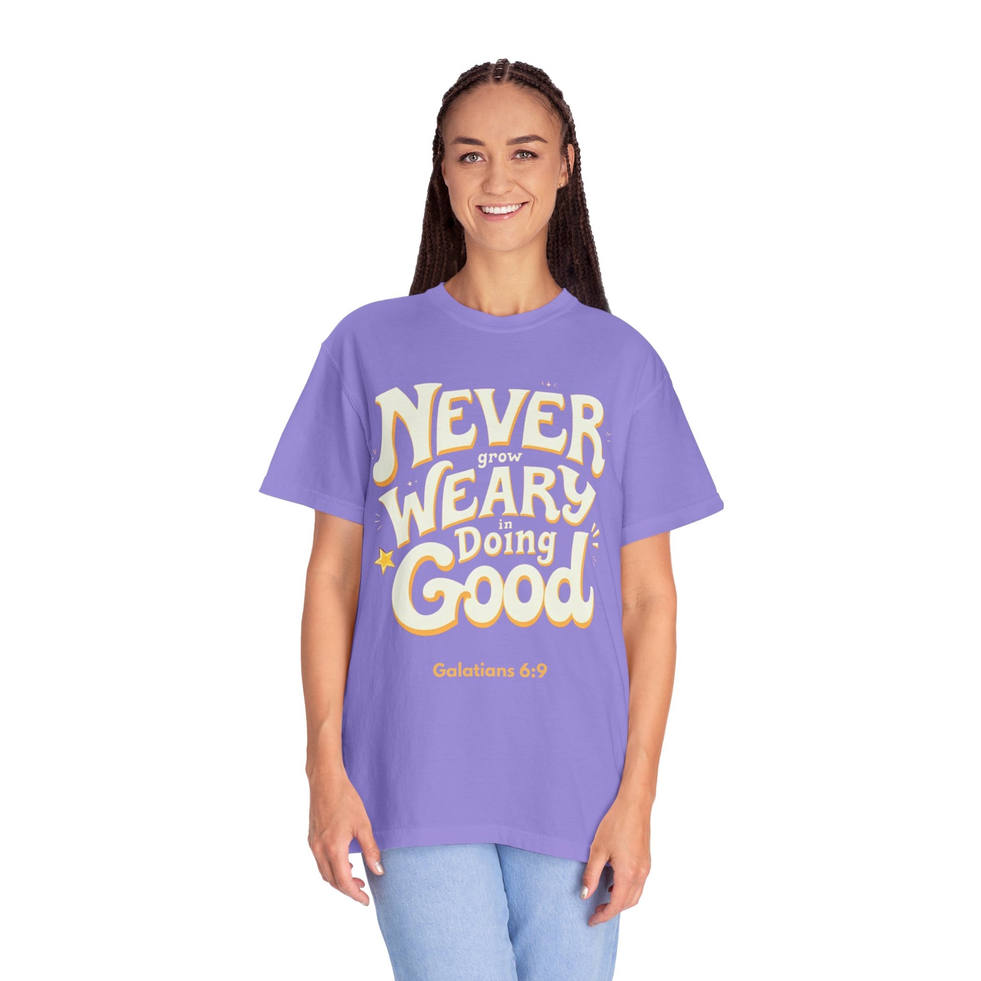 "Don't Grow Weary in Doing Good" Inspirational T-shirt